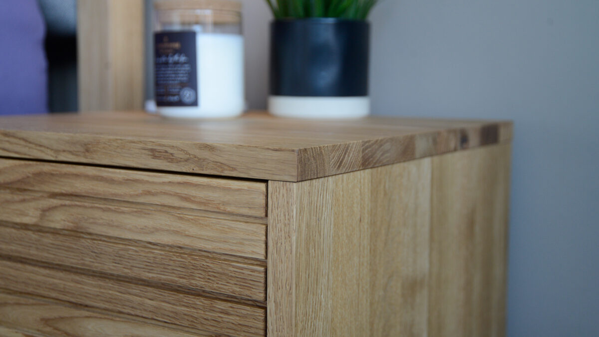 Woodek Groove Drawer Corner Detail