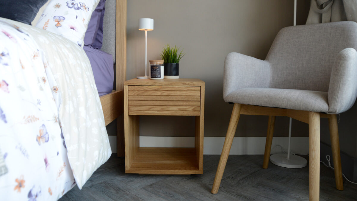 Woodek Groove Drawer Unit Wide Shot