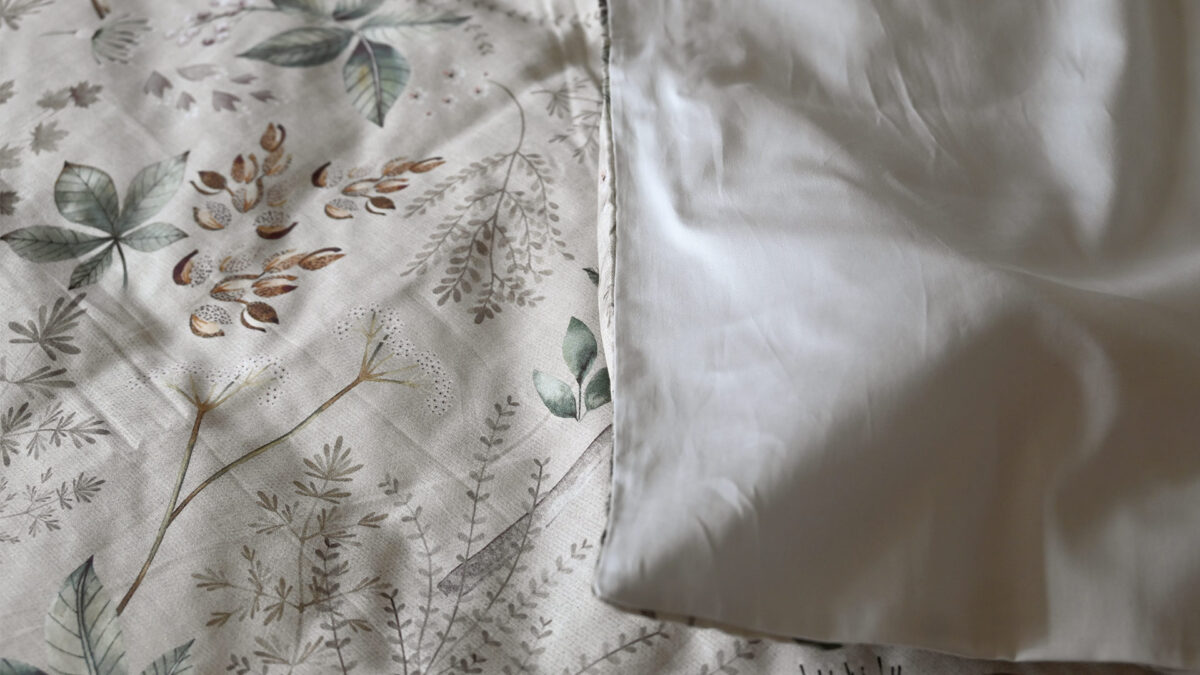 Woodland Duvet Set - Dark Green or Beige - Image 5
