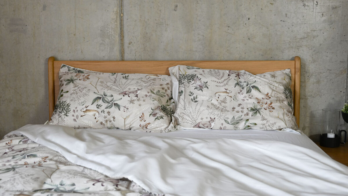 Woodland Duvet Set - Dark Green or Beige - Image 7
