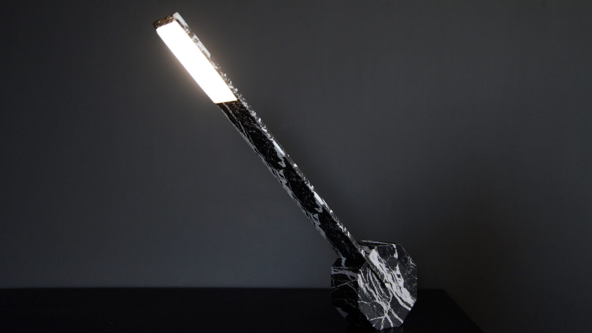 adjustable LED light marble look