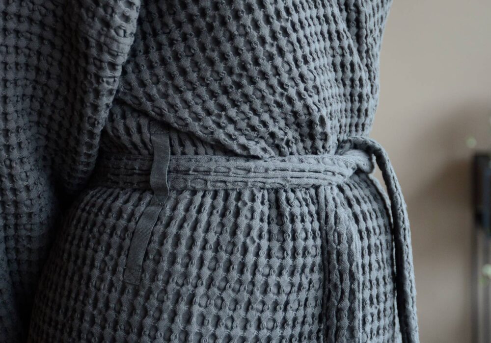 Organic Cotton Waffle Robe Natural Bed Company