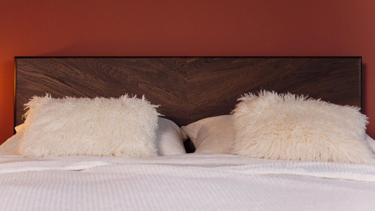Oblong Faux Afghan Cushion - Image 2