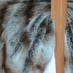 alaska rabbit faux fur bedspread