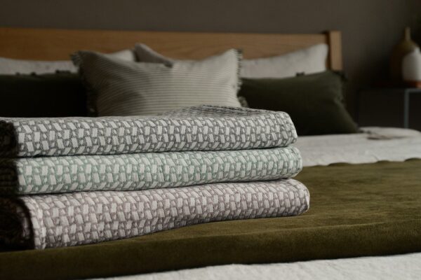 cotton geometric throws