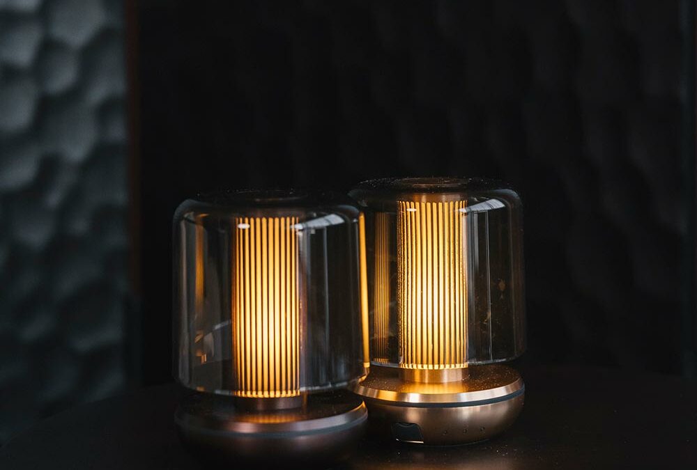 art deco look LED lamps frirefly