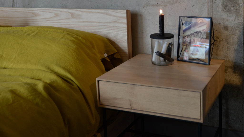 whitebird bedside table