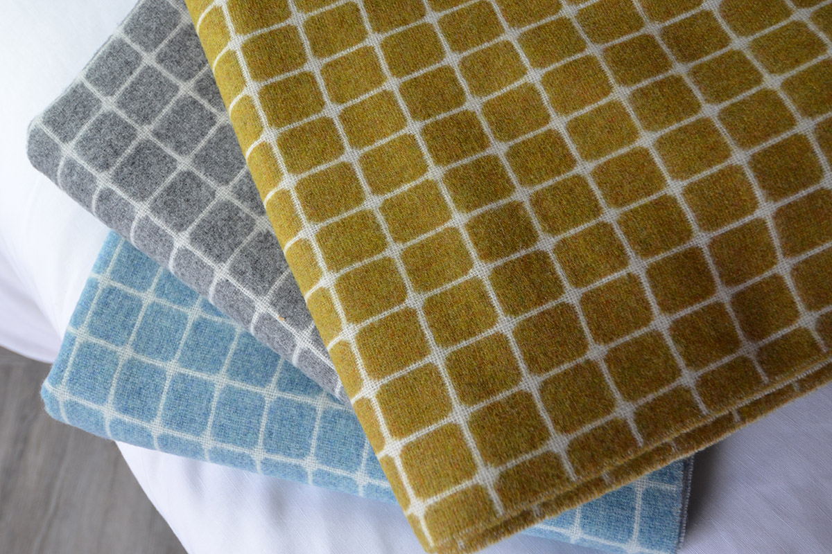 Athens Modern Wool Throws - Modern wool throws made in the UK