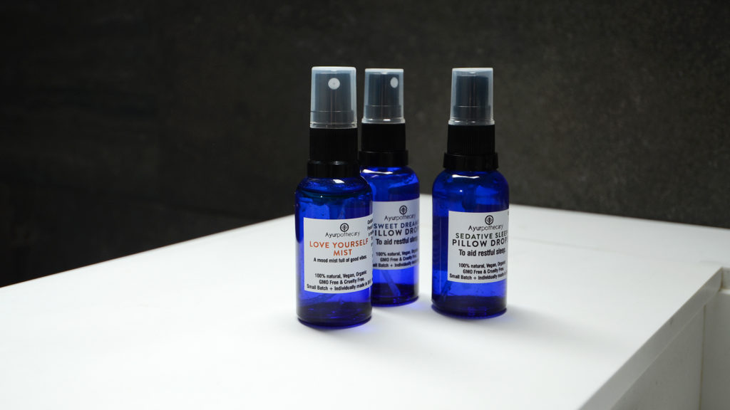 ayurpothecary pillow drops and mood mist