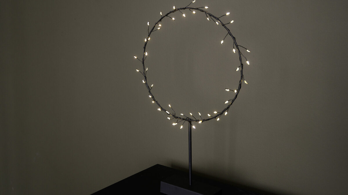 battery powered table top light ring
