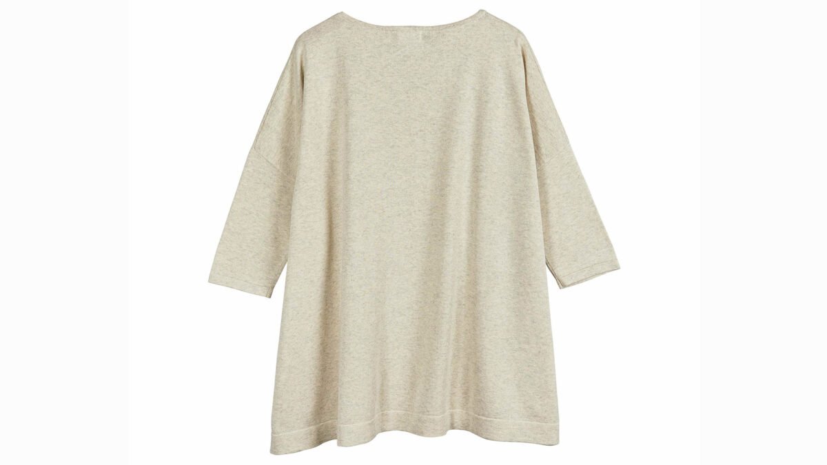 billie jumper oatmeal back view