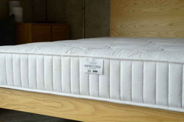 100% natural and biodegradable mattress made from latex and coconut fibres with a cotton cover