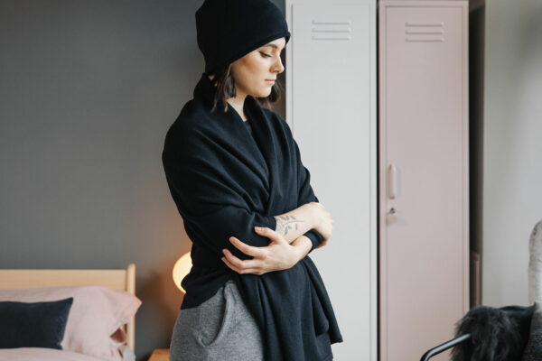 black hat and wrap
