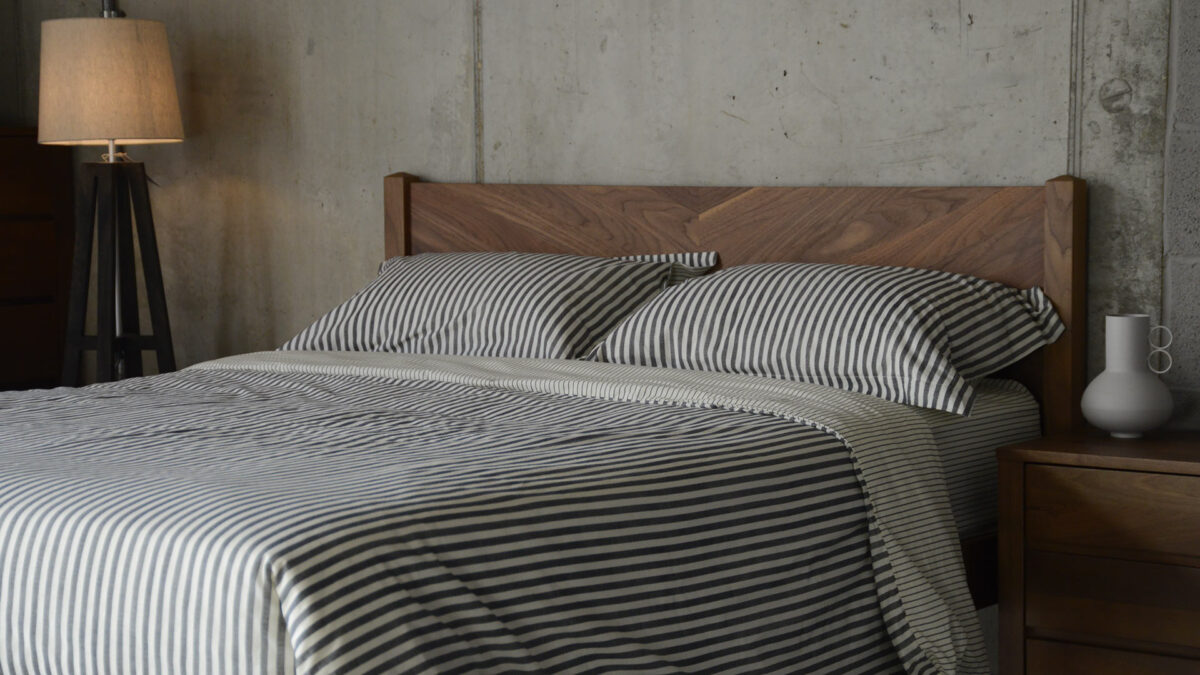Striped Cotton Bedding - 4 Colours - Image 24