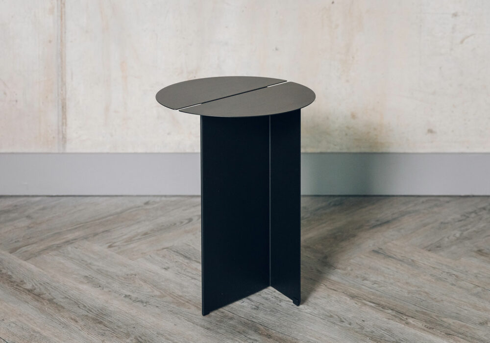 Oru Black Metal Tables Natural Bed Company