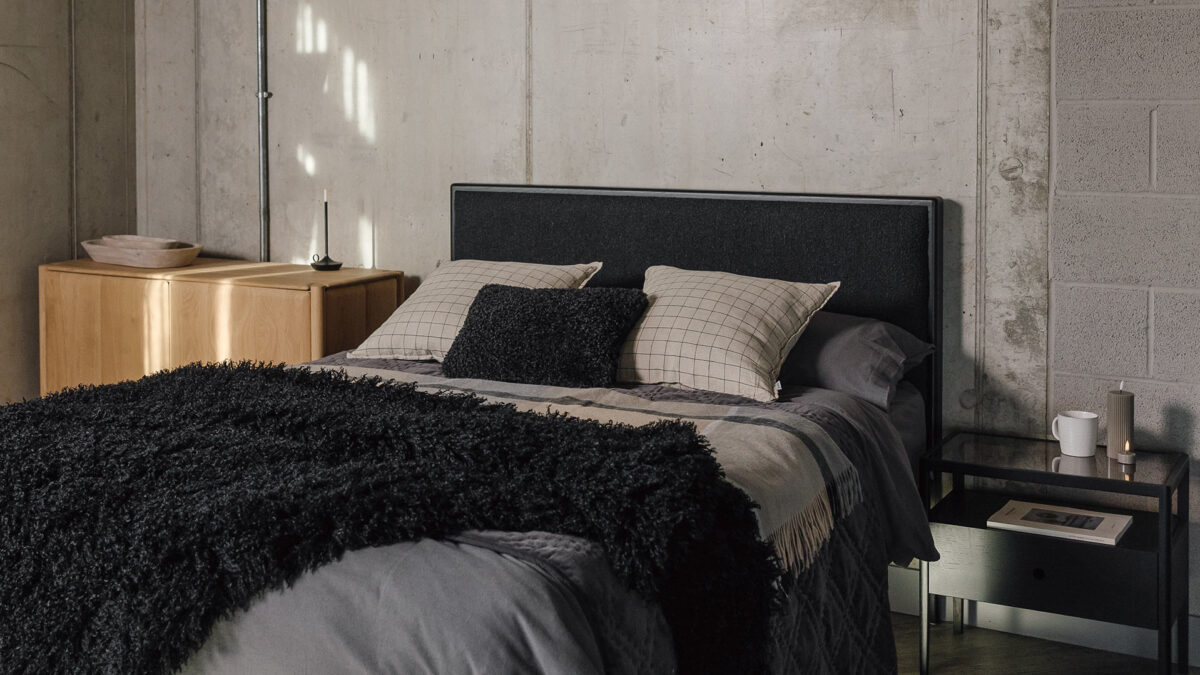 Black Faux Afghan Throw - Image 2
