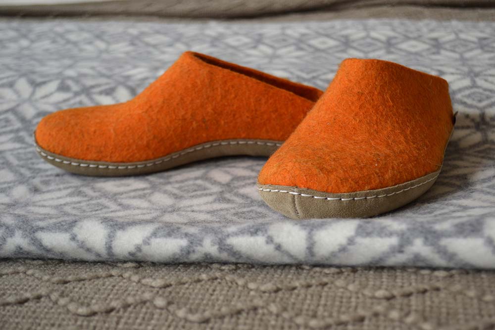 Glerups slippers - orange