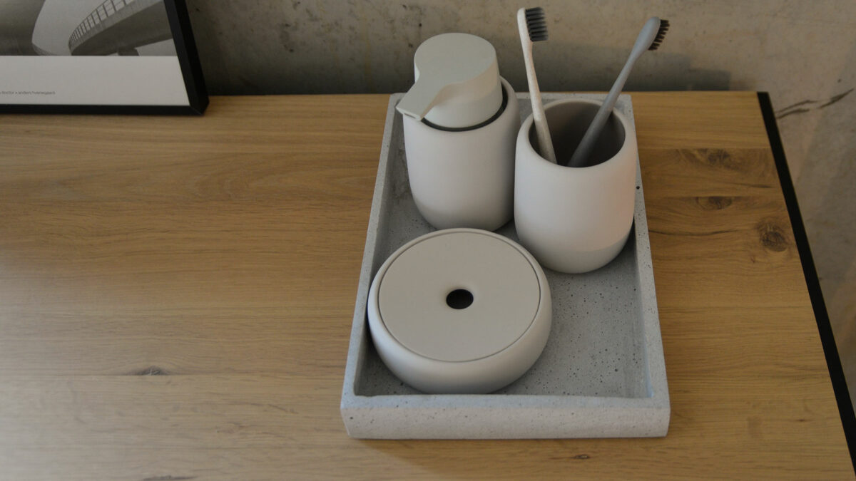blomus bathroom accessories clay