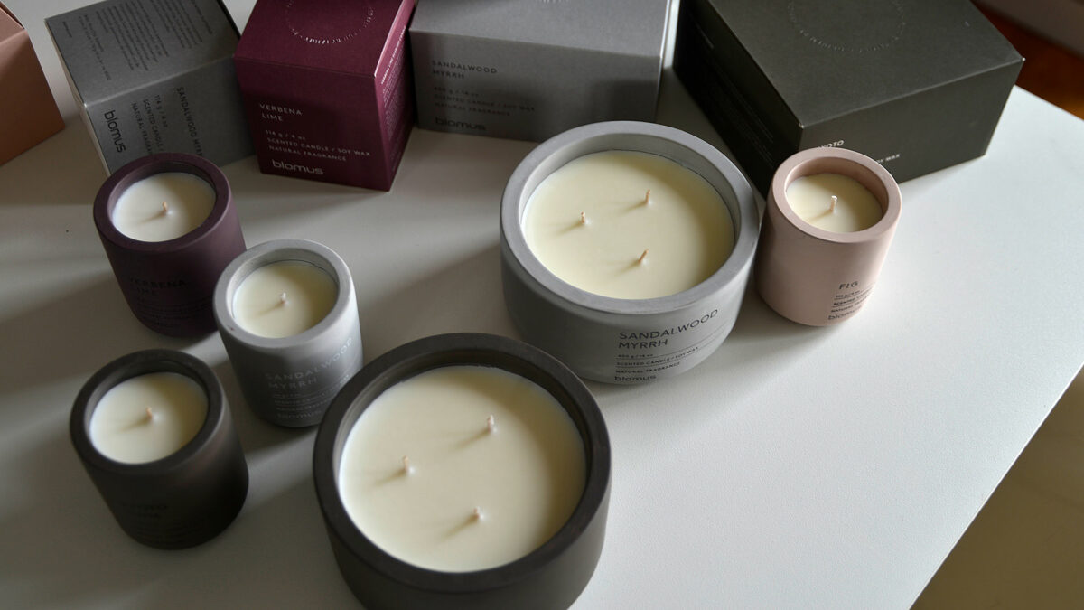 blomus scented candles