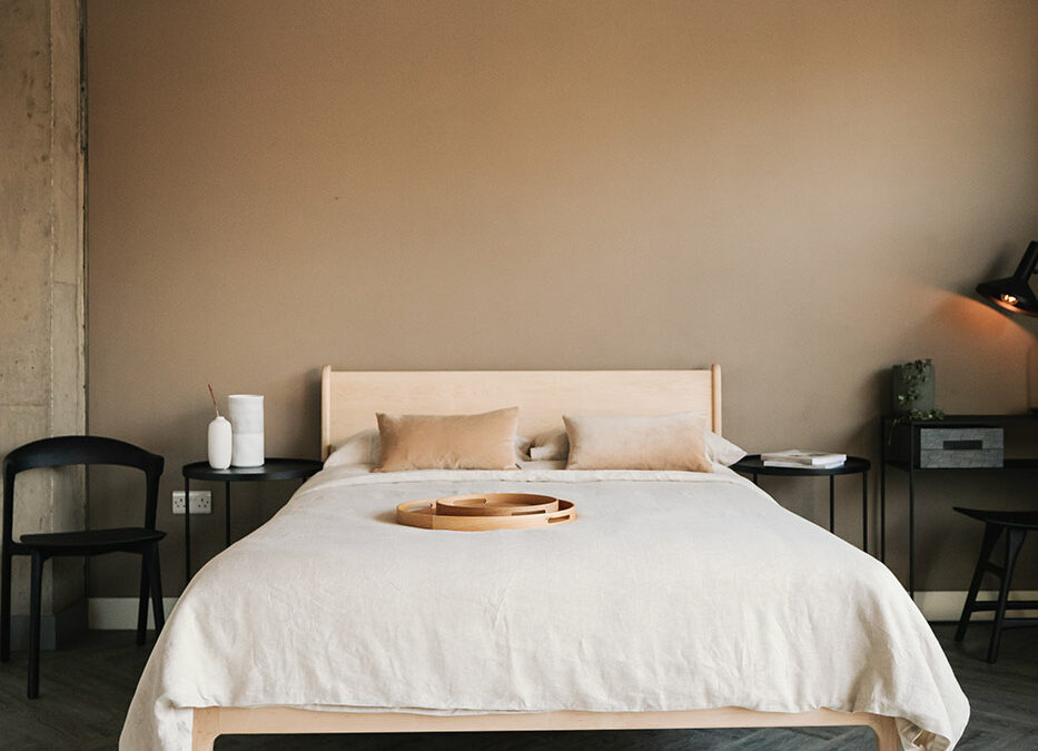 boho rug with camden bed