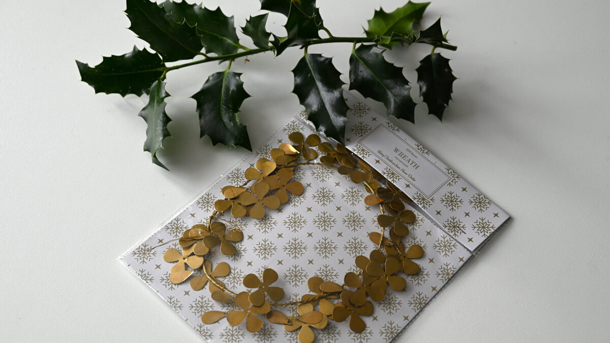Antique Brass Wreath - Image 7