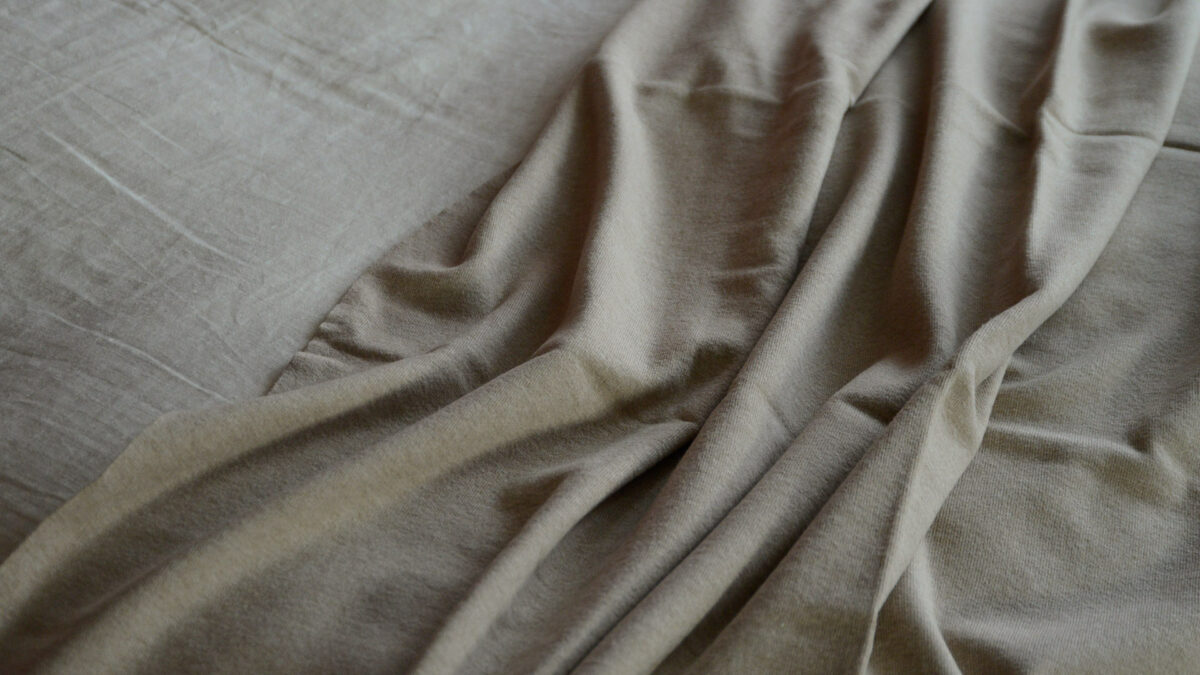 brown fine knit super soft blanket throw close up