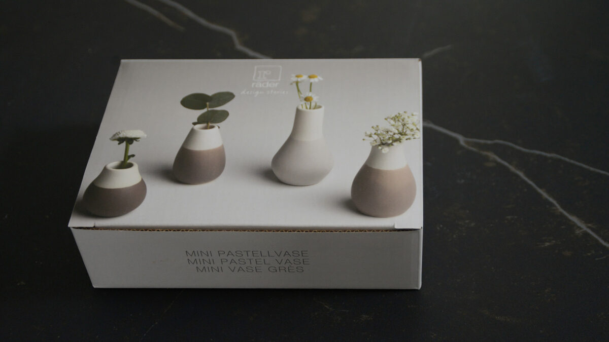 bud vase set gift box