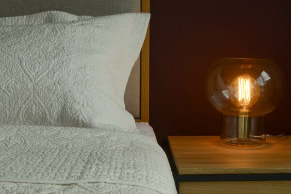 Cream Embroidered Bedspread with Pillowcases