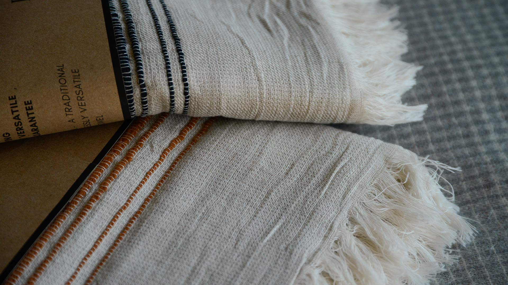 Linen Blend Throws, Towels or Wraps