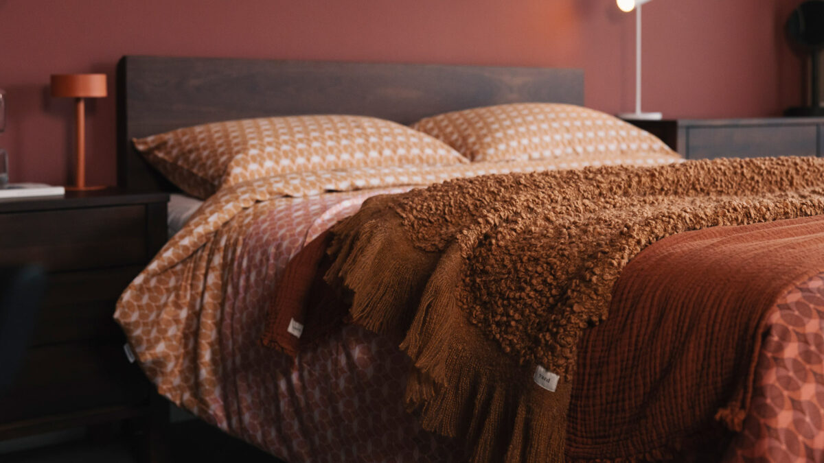 burnt orange throws