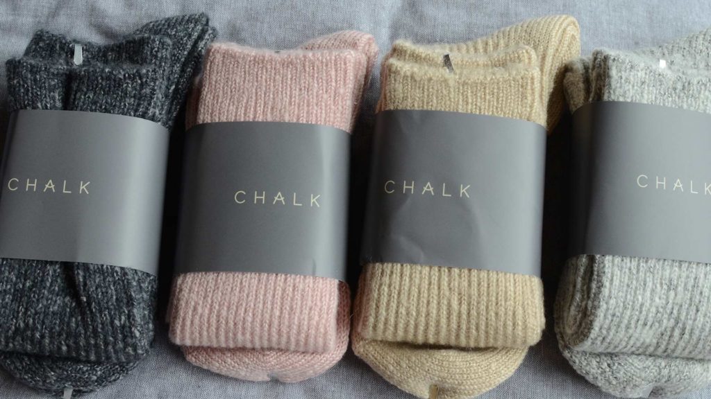 chalk soft and cosy socks