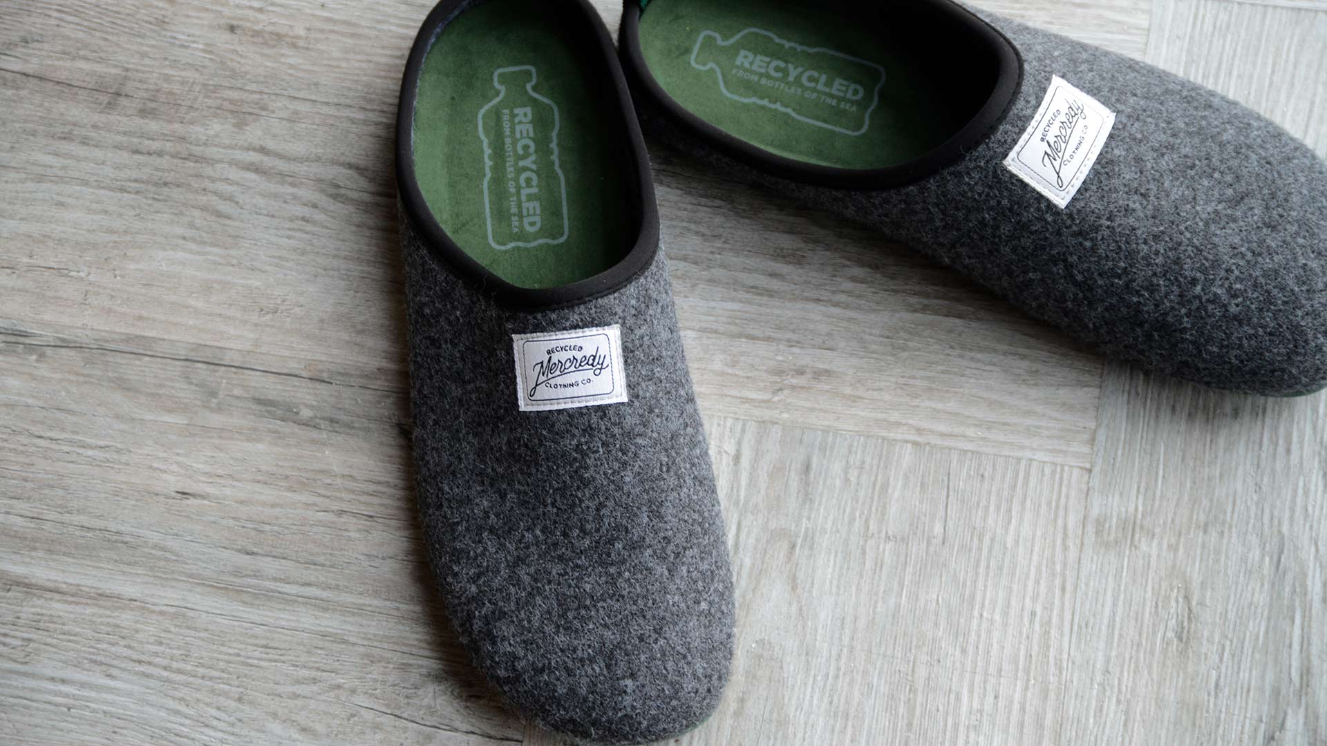 Environmentally friendly slippers top