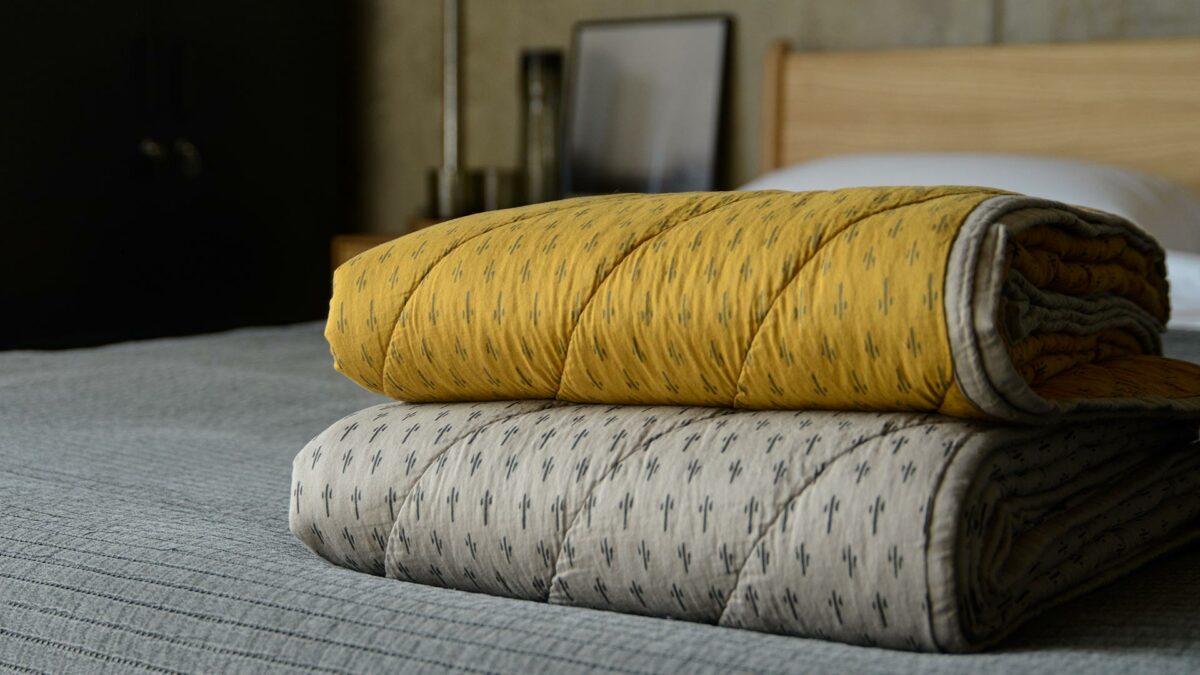 chevron quilting cotton throws