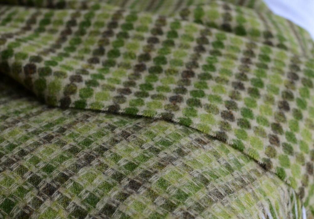 Lime Green Throw Chicago Design Natural Bed Company