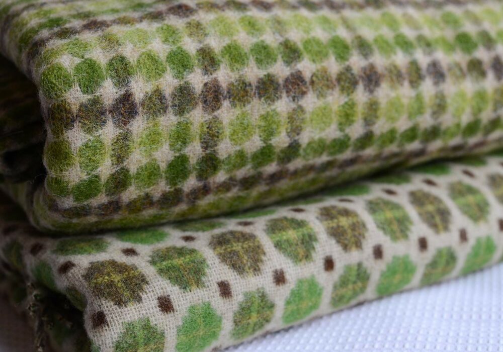 Lime Green Throw Chicago Design Natural Bed Company
