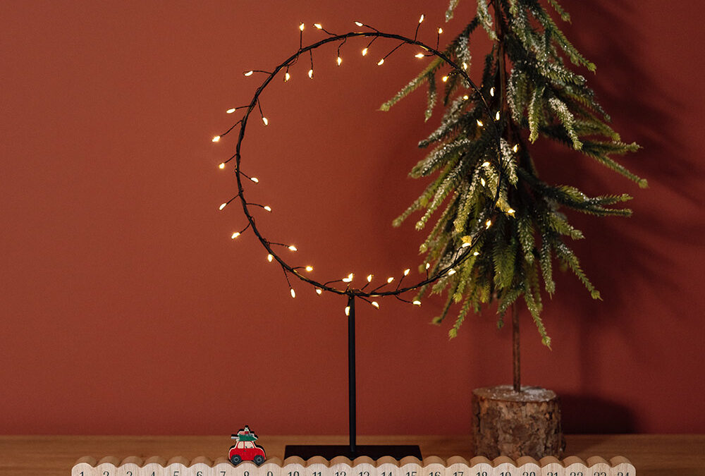 christmas advent and table top wreath portrait