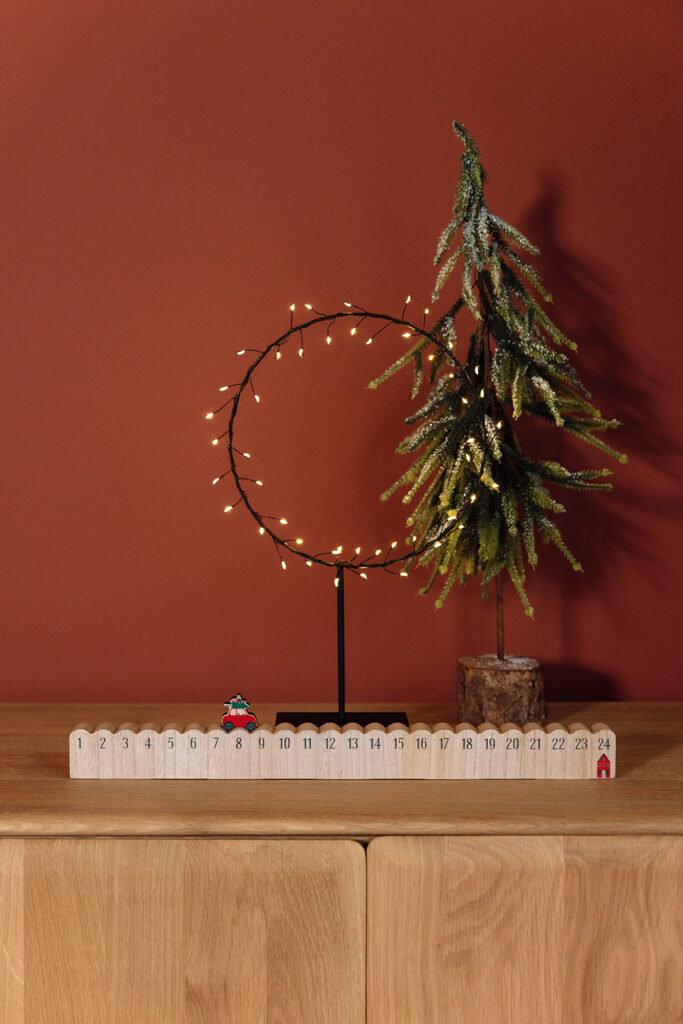 christmas advent and table top wreath portrait