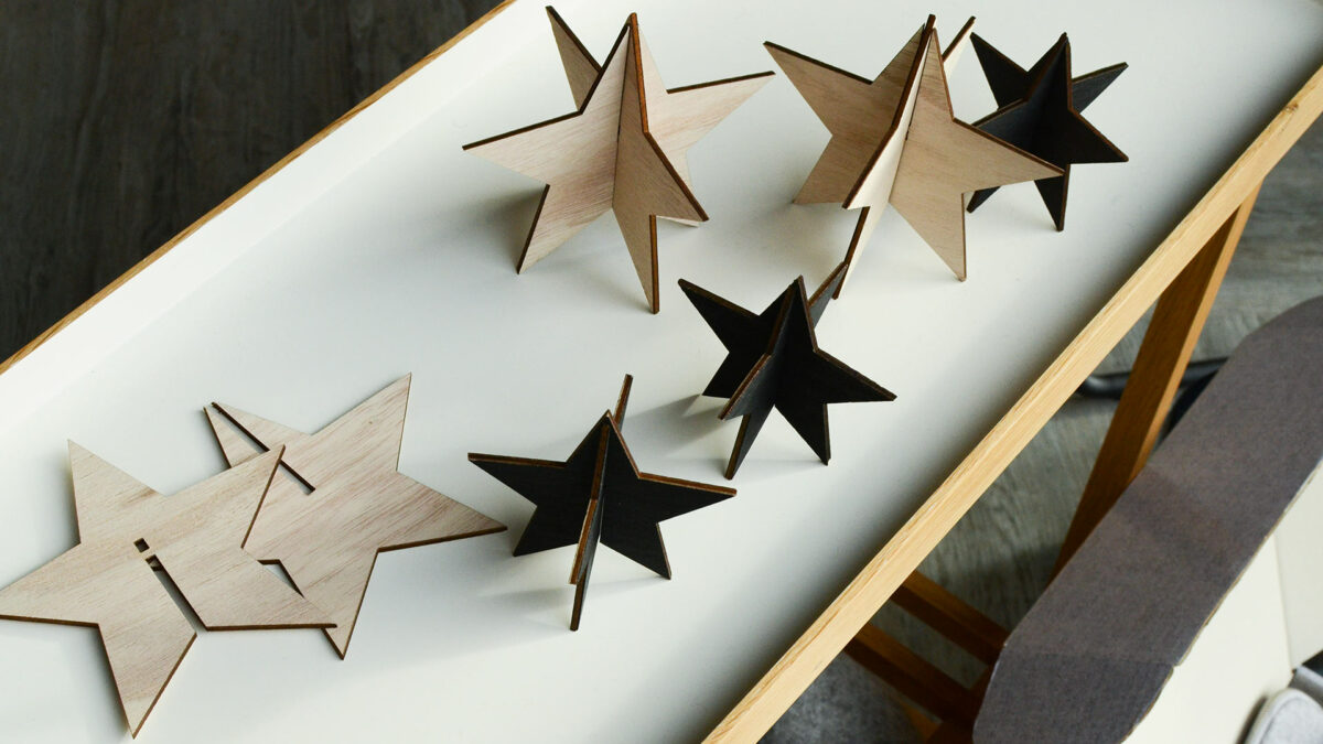 christmas decorations wooden stars5