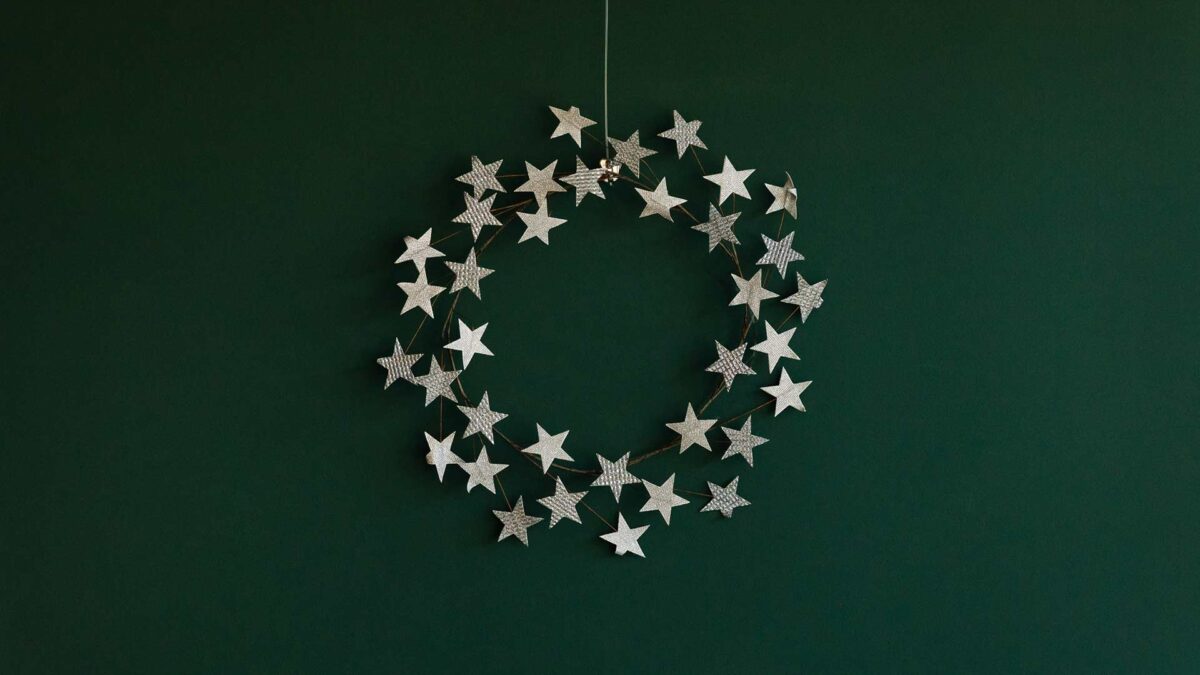 Silver Star Wreath