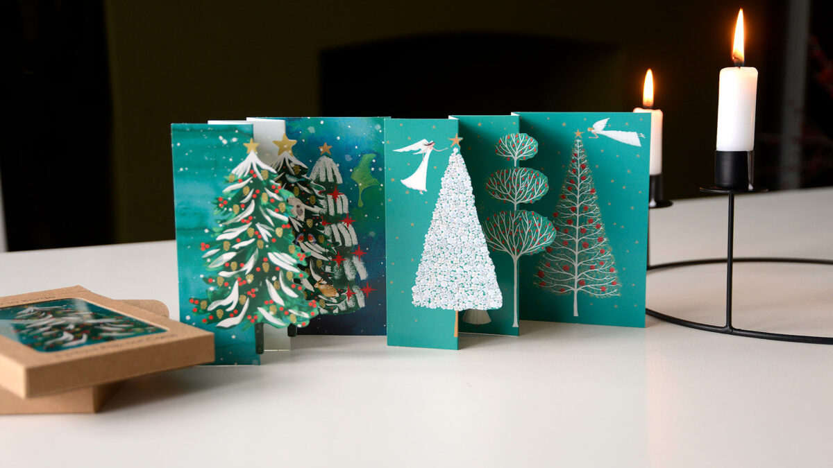 christmas tree cards