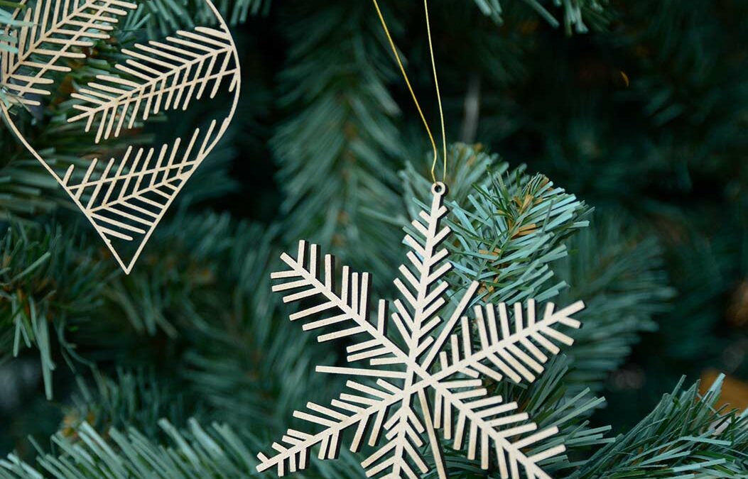 laser cut wooden christmas decorations