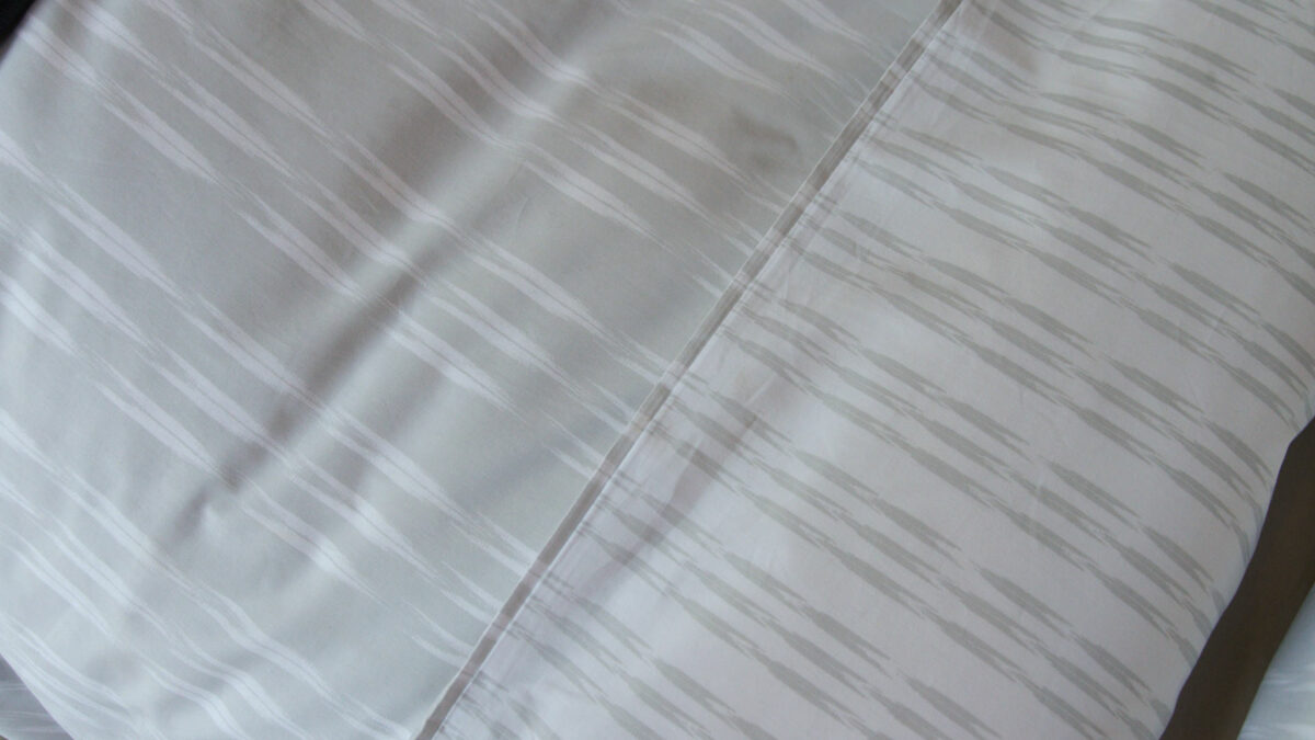 christy okat stripe pattern detail