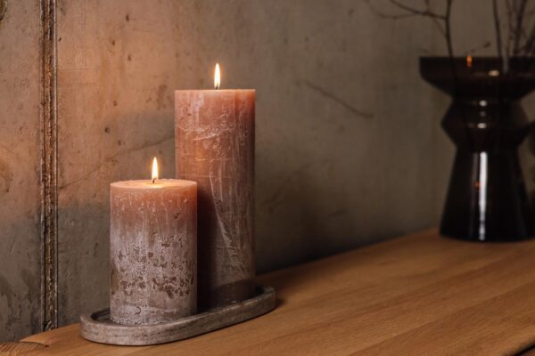 Rustic Pillar Candles - 3 Sizes