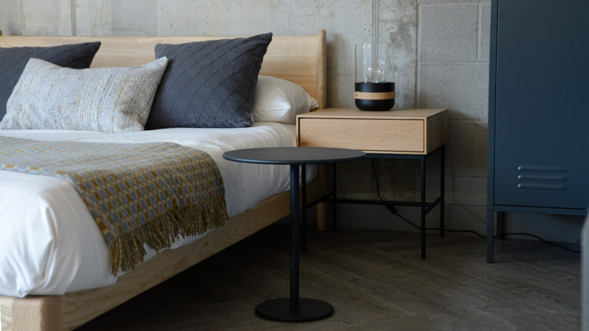 circular side table