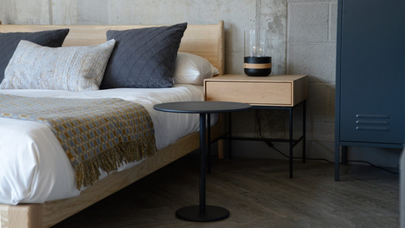 circular side table