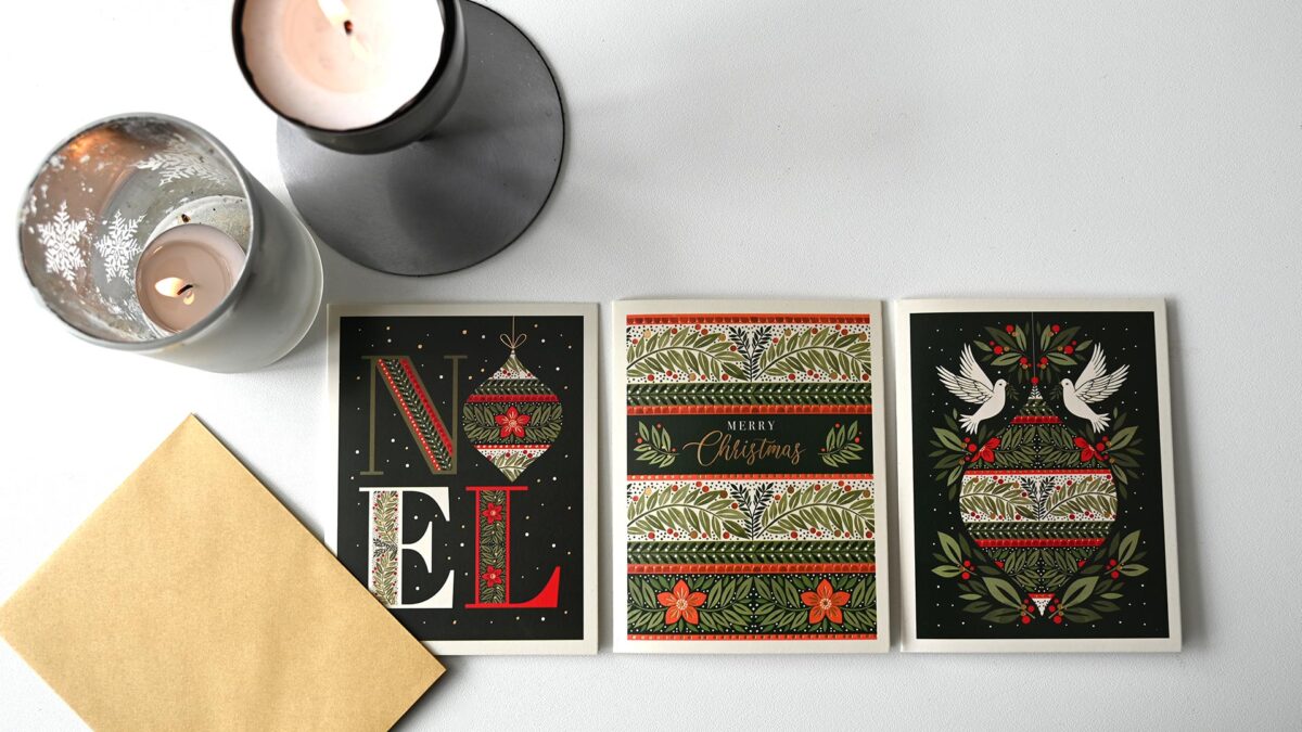 Packs of 12 Mini Christmas Cards - Image 2