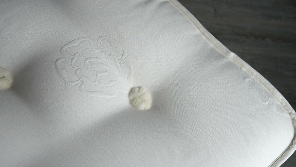 classic luxe medium firm mattress rose detail