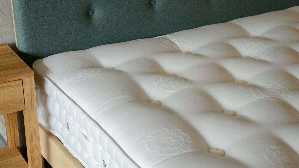 classic luxe sprung mattress detail