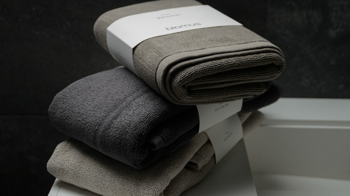 neutral colours cotton bath mats range