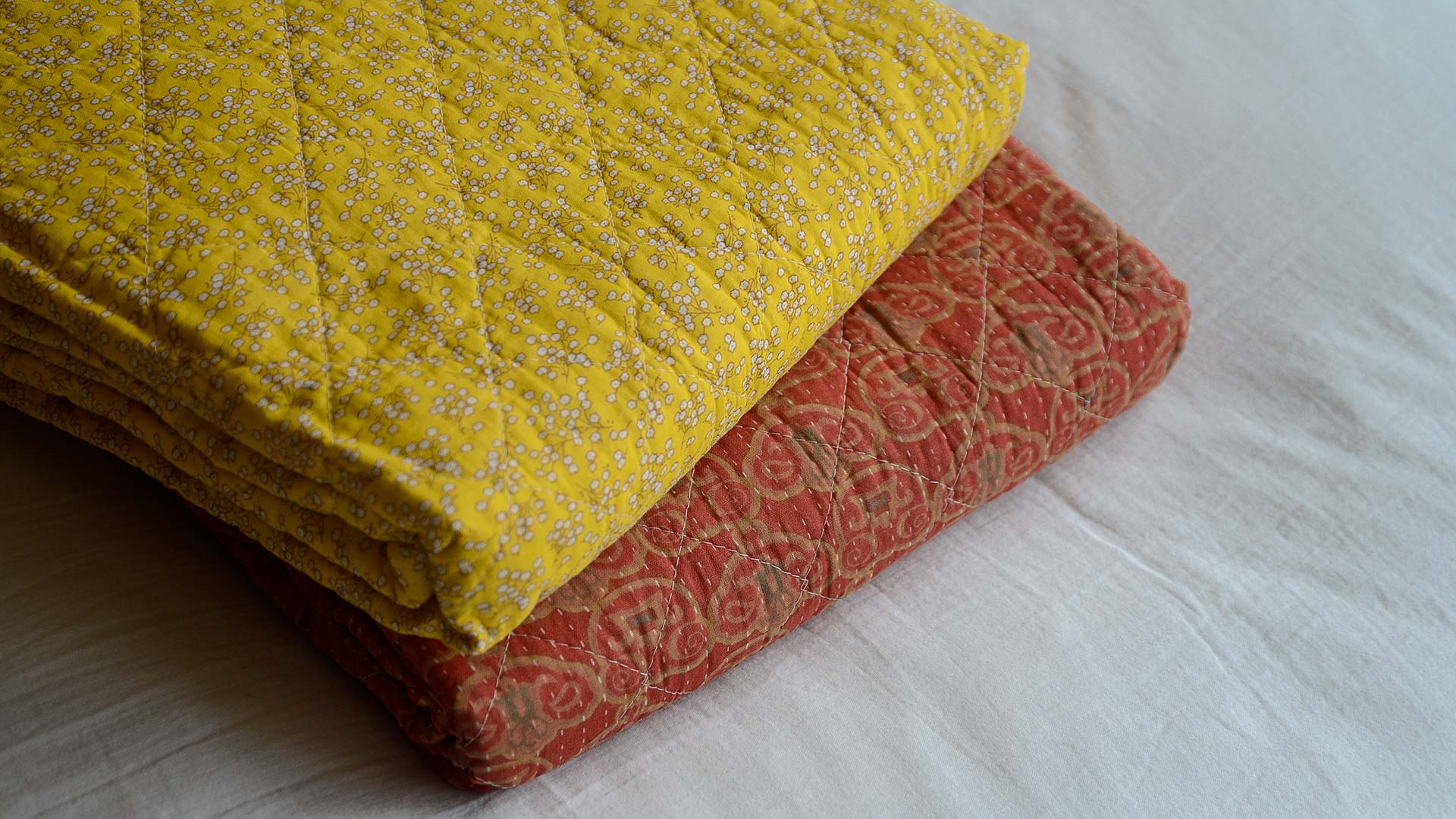 Colourful Boho Quilted Throws